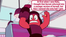 crystalgem-confessions:    At first when I saw Ruby, I thought