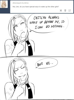 askpiltovergirls:  Of course in Piltover everyone has smartphones.