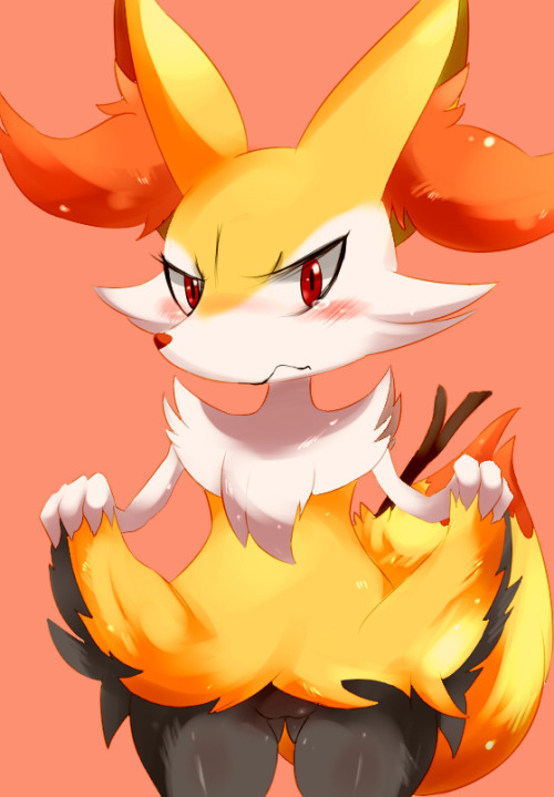 pokepornking:  Some braixen for pokemaniac98