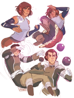 synnyi:  fancy moves from “the fight” aka see u in hell korra