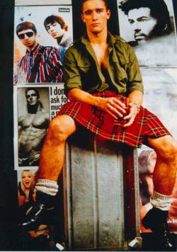 retrofap:  80’s Kilt & Cock spread by Mike Arlen 