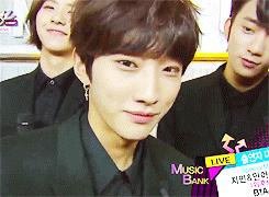 shimeunkyungs-deactivated201404:  B1A4 aegyo time on Music Bank