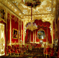 oldpaintings:  Interiors of the Winter Palace, The Boudoir of
