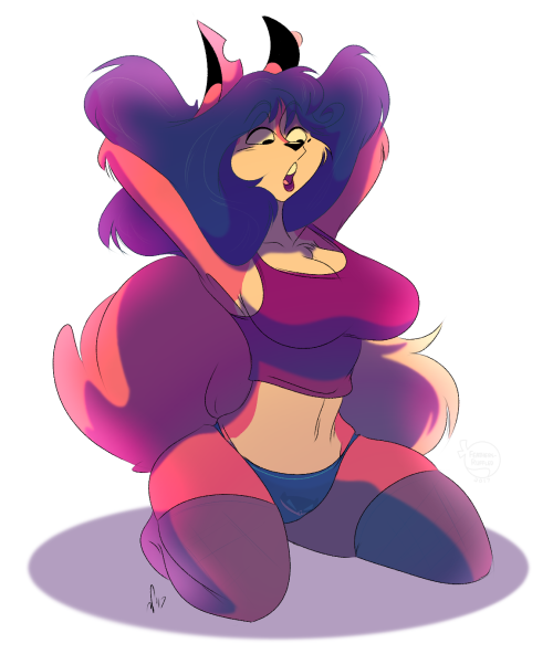 notsafeforwappah: feathers-ruffled:  Somebody told me recently that my version of Carmelita is their favorite, and that made me very happy :).  I’m actually starting to see other people draw her more now, guess I kinda brought her back. But I have