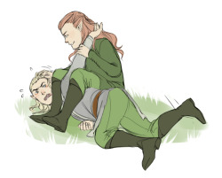 kaciart:  In the stream Minu asked for Tauriel and Legolas babies