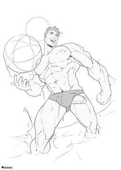 p2ndcumming: dizdoodz:   Beach Day!   Please check out my Patreon,