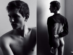 hadarlikestoblog:  Egor for “Male model as muse” in Bite