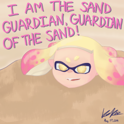 koreankitkat:  Pearl is the sand guardian, guardian of the sand.