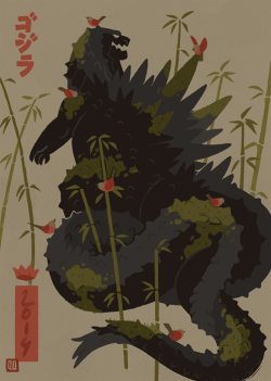 goldcuccoart:   Godzilla 2014 (sorry it took me forever to find