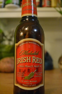 pugznbeer:  Michelob Brewing Co. Irish Red All Malt Ale with