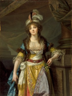 vivelareine:  Portrait of a Lady in Turkish Fancy Dress by Jean-Baptiste