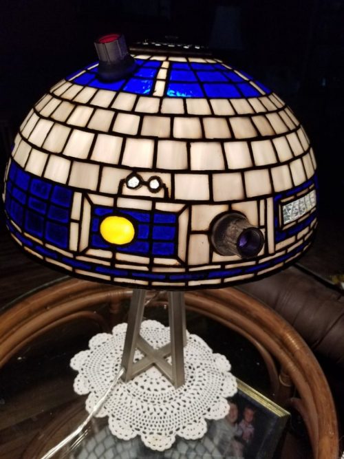 steampunktendencies: This Beautiful Handmade Star Wars R2D2 Tiffany