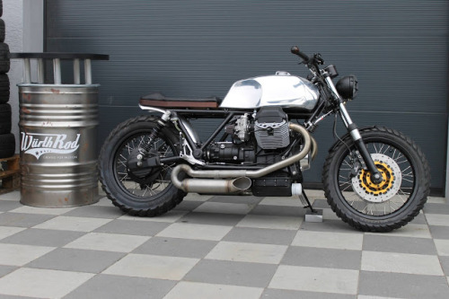 caferacerpasion:  Moto Guzzi Scrambler by Radical Guzzi | www.caferacerpasion.com