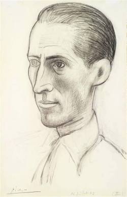    Pablo Picasso - Portrait de Martin Fabiani (II), 1943. Pencil