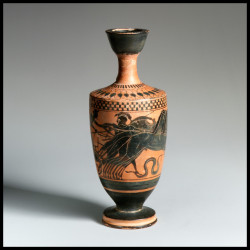 the-met-art: Terracotta lekythos by Diosphos Painter, Greek and