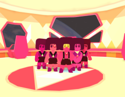 diamondauthorityrblx: The canon Ruby squad models inside of their