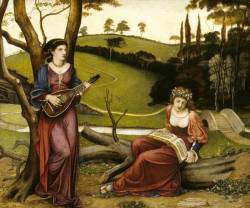 pre-raphaelisme:  The Gentle Music Of A Bygone Day by John Roddam