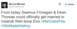 daenaery:Devon Murray just tweeted this about the same-sex marriage