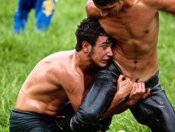 Turkish oil wrestling (Yağlı güreş)