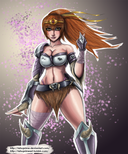 tahuprimeart:  Here’s my entry for a DOA costume contest I