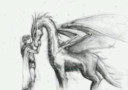 valanister:  Eragon and Saphira Fan art <3