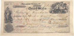 The US$ 7.2 million check used to pay for Alaska (equivalent
