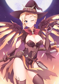 (via mercy (overwatch) drawn by mmrailgun) 