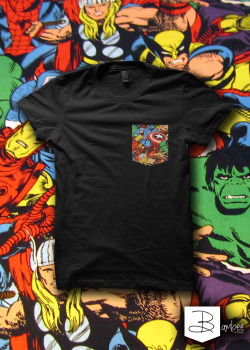 thebambeestore:  Avengers pocket t-shirts and Jumpers are now