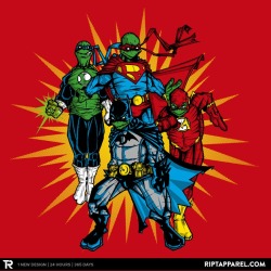 cosplayhotness:  Teenage Mutant Turtle League Shirt http://ift.tt/1eZumGNyou