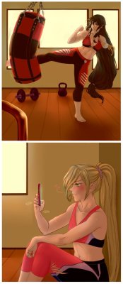 kou32: Training pics - Commission by yuri-murasaki  Leave the