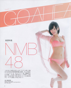 letsgomadoka:  NMB48 Sayaka Yamamoto, Miyuki Watanabe and Ririka