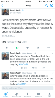 moonageddaydream:  “Settlers/settler governments view Native