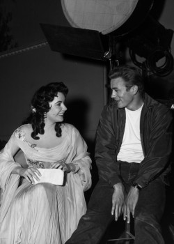 tcm:  Remembering James Dean on his birthday, here with Elizabeth