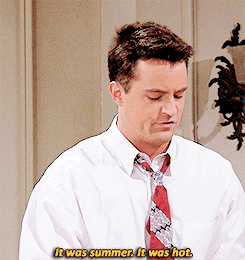 genofattolia:  Ross, Chandler wrote something about me on his