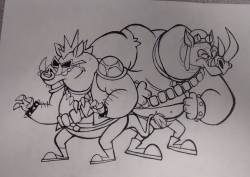 weretoons:  Bebop & Rocksteady 