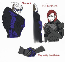 dangoblr: There’s no Shepard without VakarianYOU and me, we’re