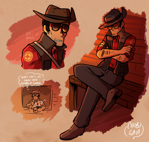 chibigaia-art:  sniper moment