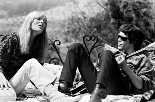 undergroundrockpress:May, 1966, Los Angeles – Nico and Lou