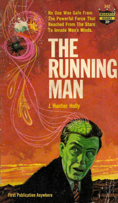 The Running Man, by J. Hunter Holly (Monarch, 1963). Cover art