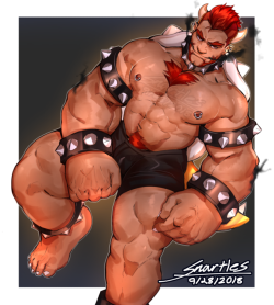 snartles:My take on a human Bowser!