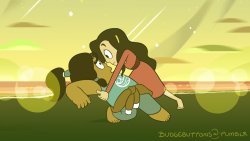 iheartvelma:  Stevonnie / Korrasami crossover by @budgebuttons