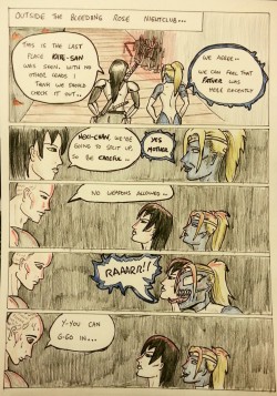 Kate Five vs Symbiote comic Page 74  The return of Taki and Nexi,