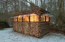 archatlas: Treetrunk Gardenhouses Piet Hein Eek Images via +