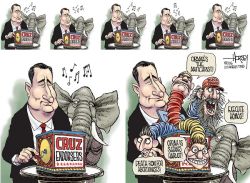 cartoonpolitics:  Religious extremism and why Ted Cruz is ‘unfit