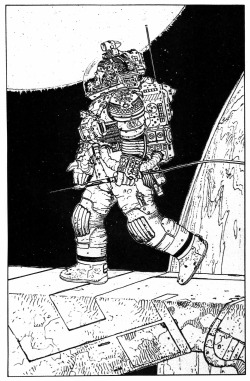 gameraboy:  Jean “Moebius” Giraud and Ron Cobb’s designs