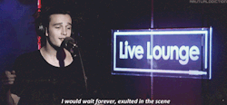 amutualddiction:Rather Be by the 1975 at Live Lounge // requested