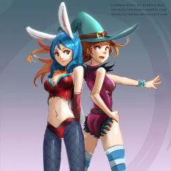  Emma and Wild Bunny Girl. Collaboration with Shimizu Ryu.//Support