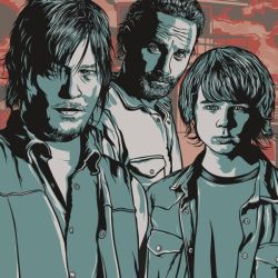 geisharock:  The Walking Dead by Elvis Zaldaris 