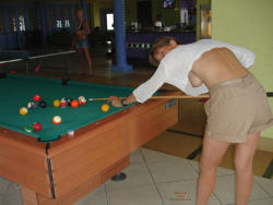 upblousebabes2:  Upblouse view during pool shot … 