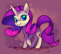 severelycoldhearted:  Rarity by ArtSquid  <3